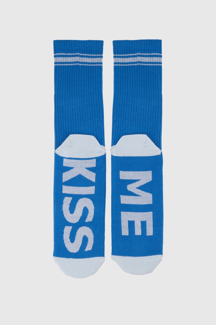 Фото Шкарпетки чоловічі Kiss me 40-45 Синій (4820163314495А)