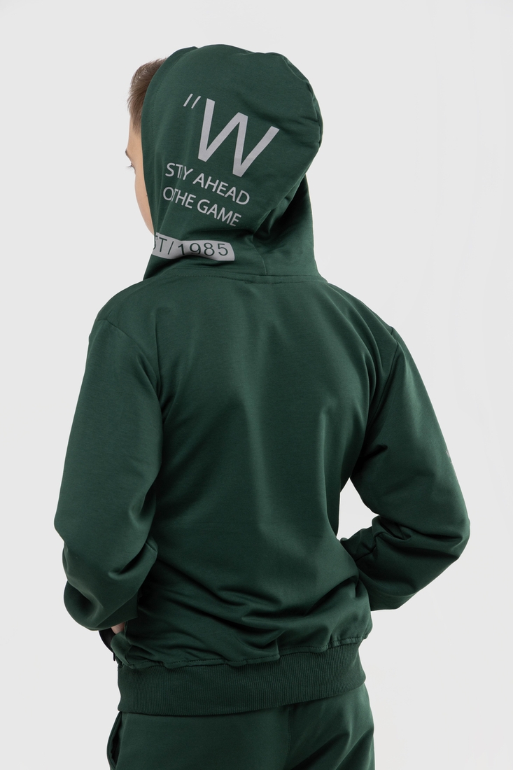 Фото Спортивний костюм для хлопчика MAGO 244006 кофта + штани 140 см Зелений (2000989919247D)