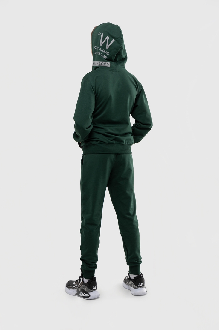 Фото Спортивний костюм для хлопчика MAGO 244006 кофта + штани 140 см Зелений (2000989919247D)