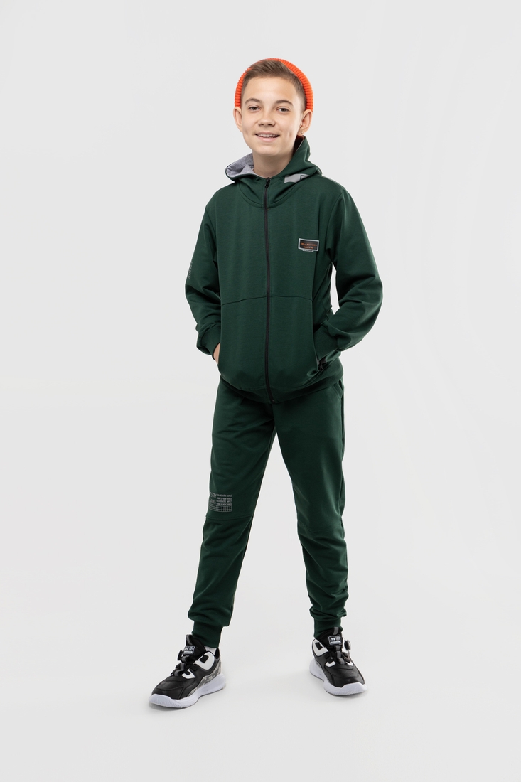 Фото Спортивний костюм для хлопчика MAGO 244006 кофта + штани 152 см Зелений (2000989919261D)