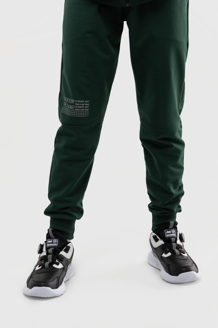 Фото Спортивний костюм для хлопчика MAGO 244006 кофта + штани 152 см Зелений (2000989919261D)