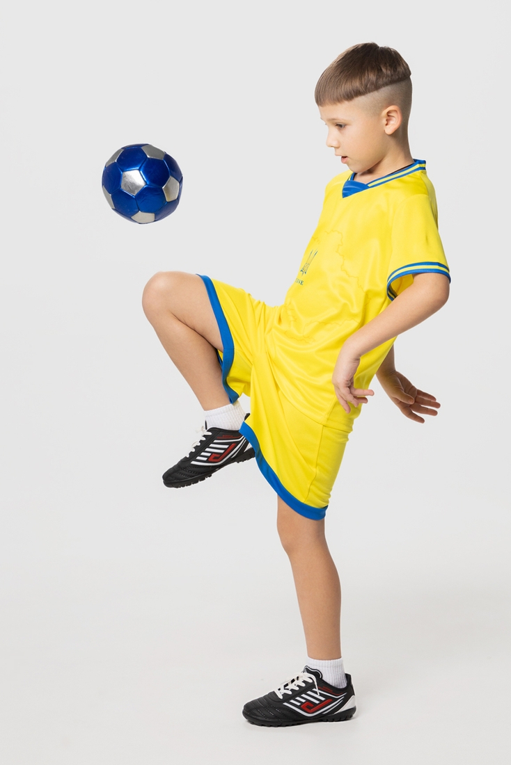 Фото Футбольная форма для мальчика BLD UKRAINE 116 см Желтый (2000990313096A)
