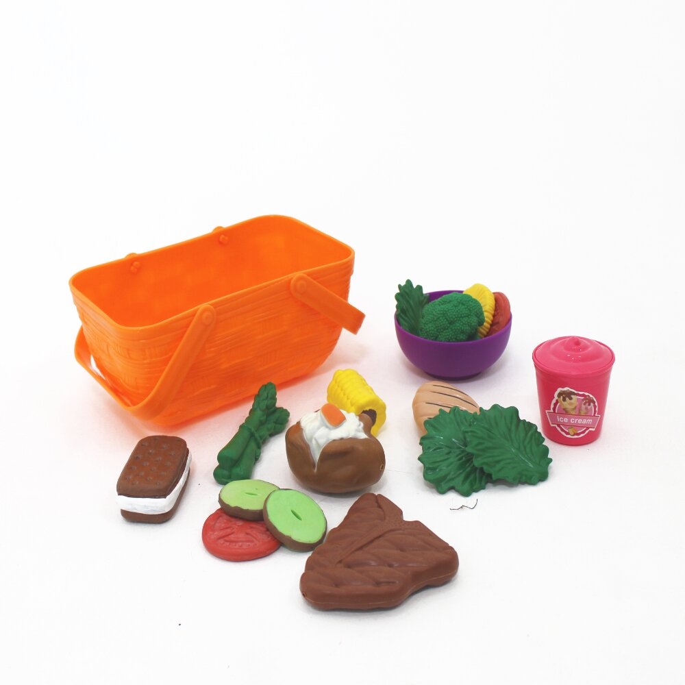 Фото Игровой набор продуктов YUNHUI Пикник в корзине (YH8003A)