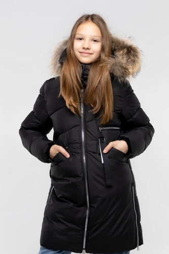 Фото Куртка для девочки Venidise 993050 164 см Черный (2000990118684W)