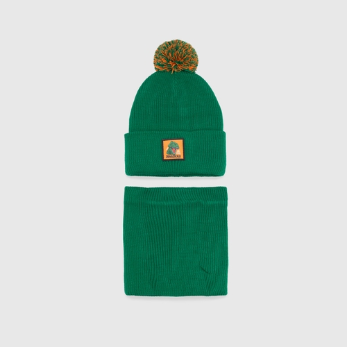 Фото Набор шапка+снуд для мальчика Talvi Рекс 48-56 Зеленый (2000990107060D)
