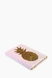 Блокнот паетки "Золотой ананас" розовый с закладкой 200470657 (2000902700938) Фото 3 из 6