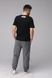 Пижамная футболка мужская ГЕНЕЗИС SW 53 02 9912/A124 XL Черный (5904009157015A) Фото 4 из 10