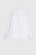 Рубашка классическая с узором мужская MCL 32589 2XL Белый (2000990014573D) Фото 8 из 12