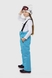 Штани на шлейках для дівчинки B-32 116 см Блакитний (2000989626282W) Фото 2 з 22
