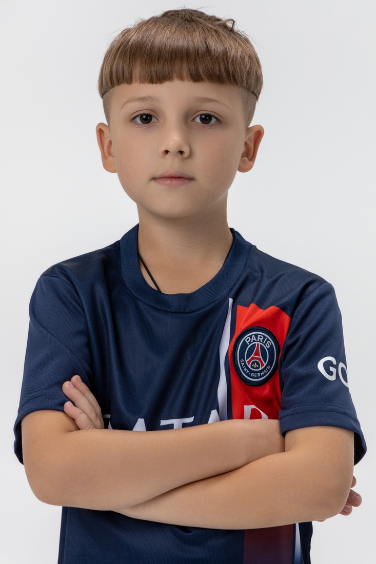 Фото Футбольная форма для мальчика BLD ПСЖ NEYMAR JR 104 см Темно-синий (2000990149534A)