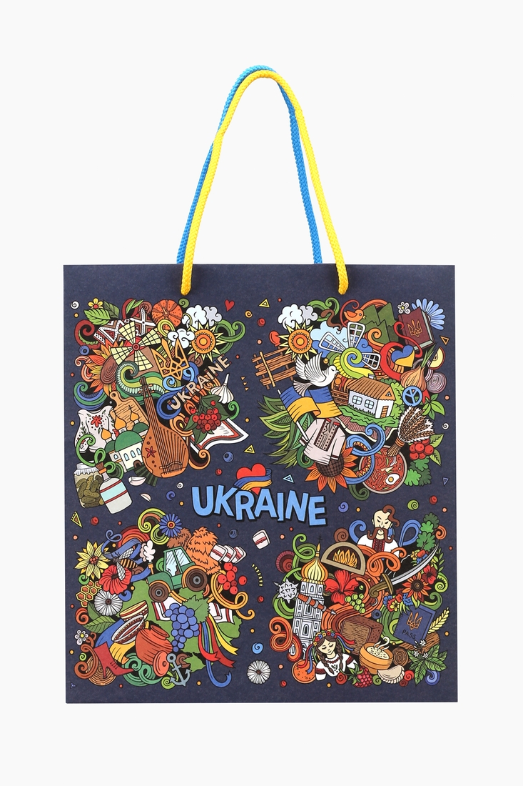Фото Подарочный пакет "Символика Украины" 2943640443982 (2000989623632)