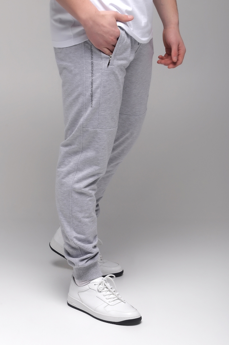 Фото Спортивні штани чоловічі CJU1297 6XL Світло-сірий (2000989407492D)
