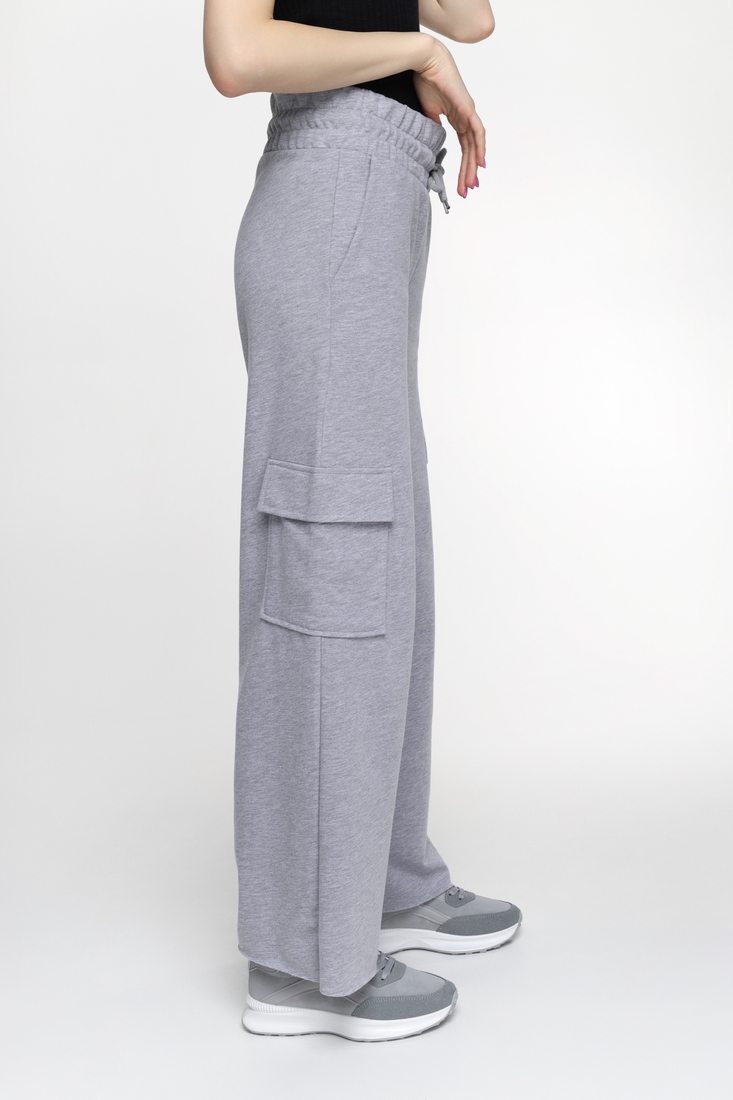 Фото Спортивні штани палаццо жіночі Firesh 5950 L Сірий (2000989525516D)