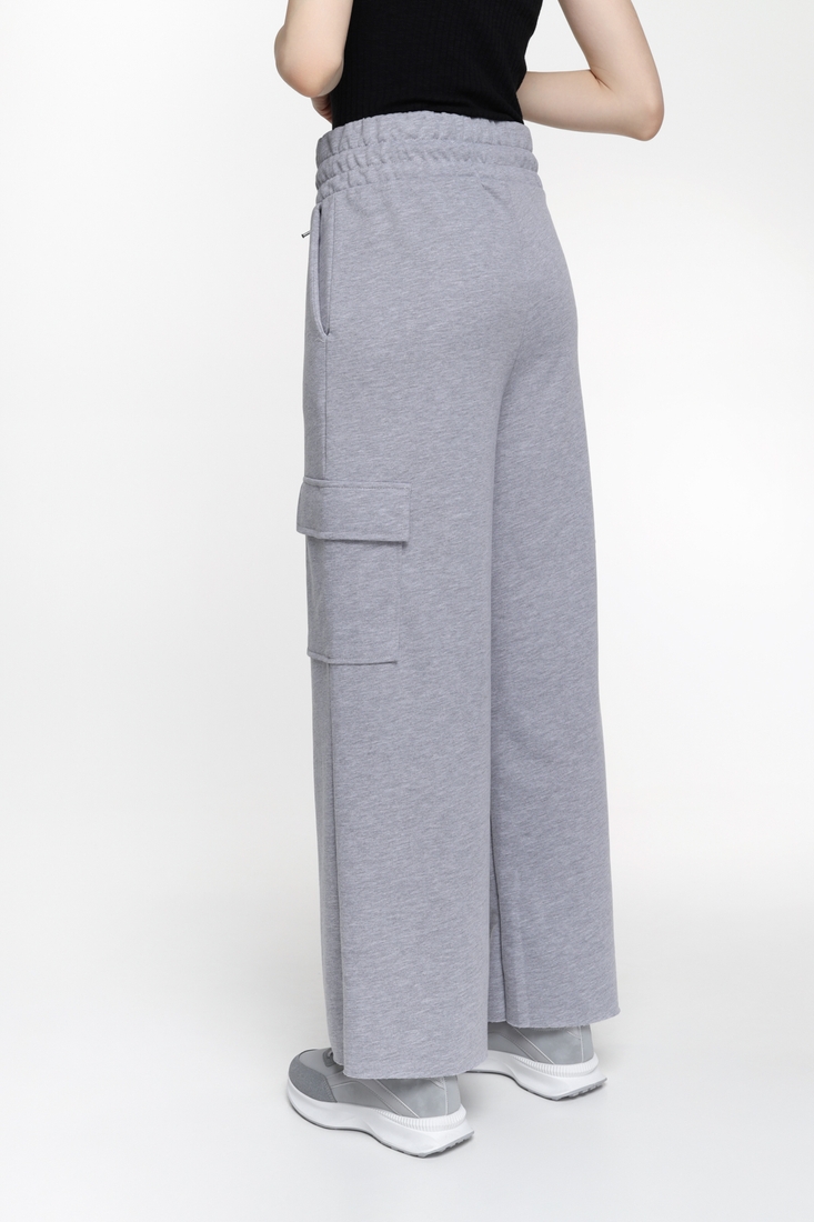 Фото Спортивні штани палаццо жіночі Firesh 5950 S Сірий (2000989525486D)