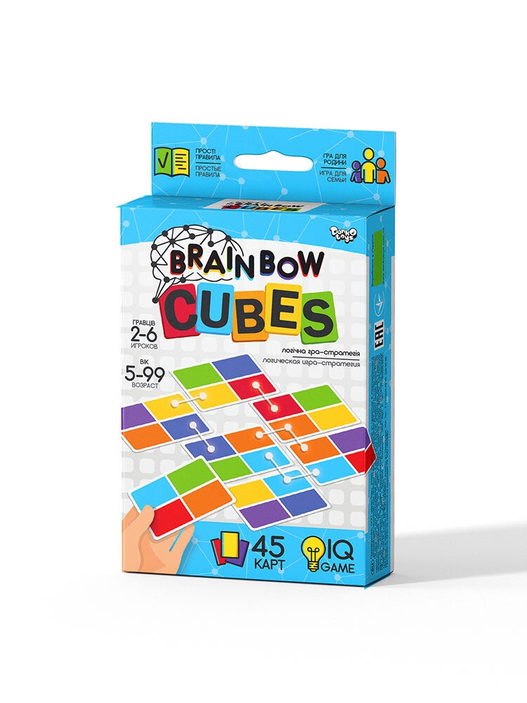 Фото Развлекательная настольная игра "Brainbow CUBES" G-BRC-01-01 (2000904248551)