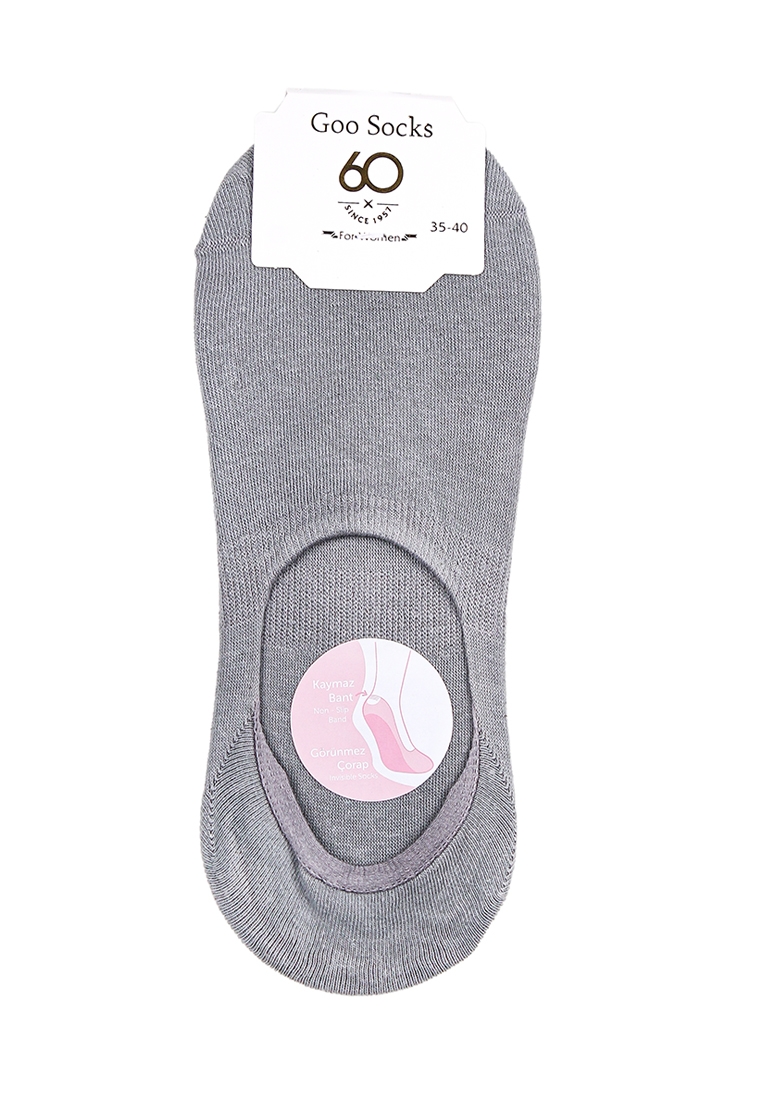 Фото Следки женские Lateks socks 034-1 35-40 Серый (2000903030126A)