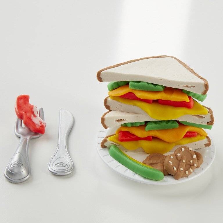 Фото Ігровий набір Hasbro Play-Doh Сирний сендвіч (E7623)