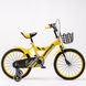 Велосипед дитячий AMHAPI YM-100-4 18" Жовтий (2000989566915) Фото 4 з 8