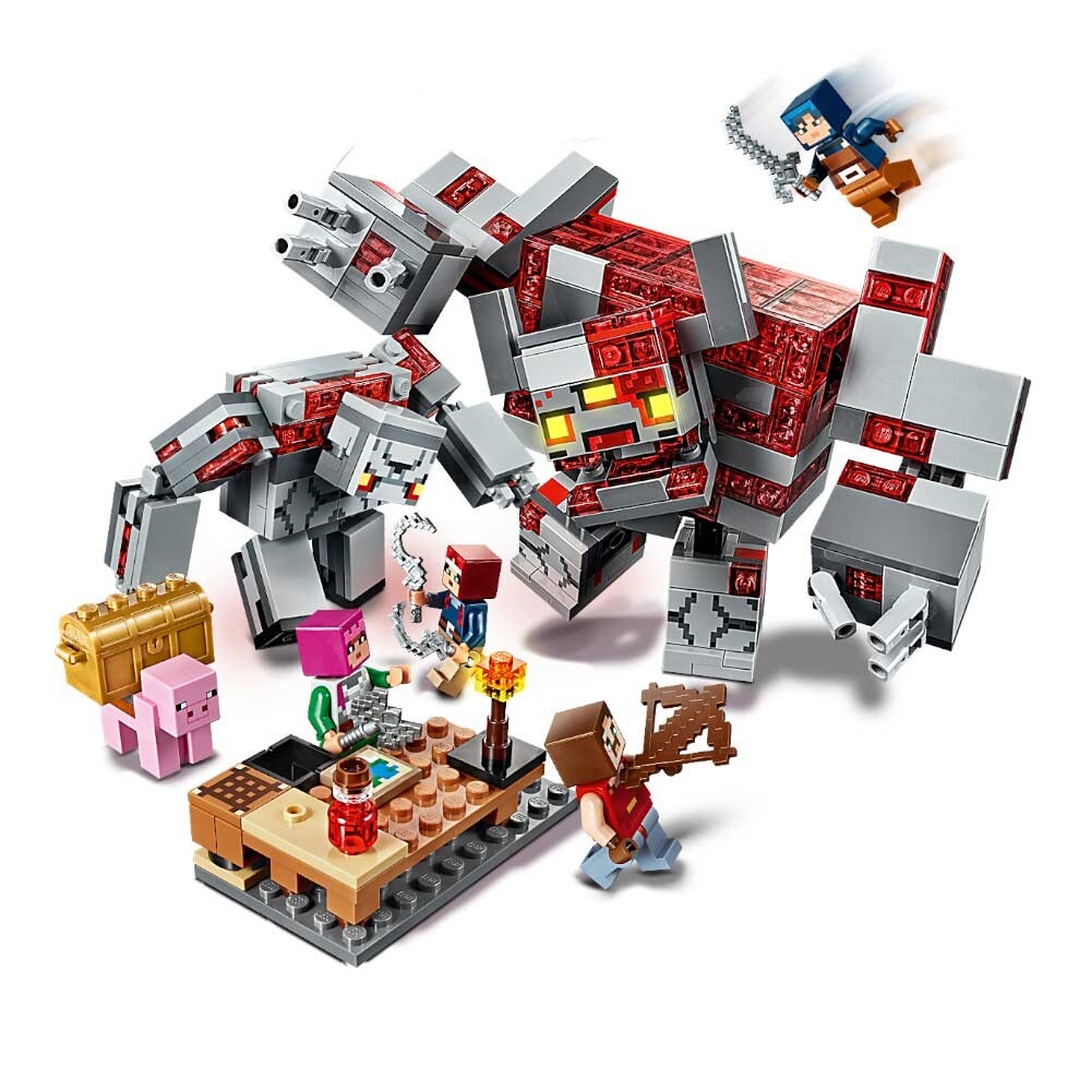 Фото Конструктор LEGO Minecraft Бой за краснокамень (21163)