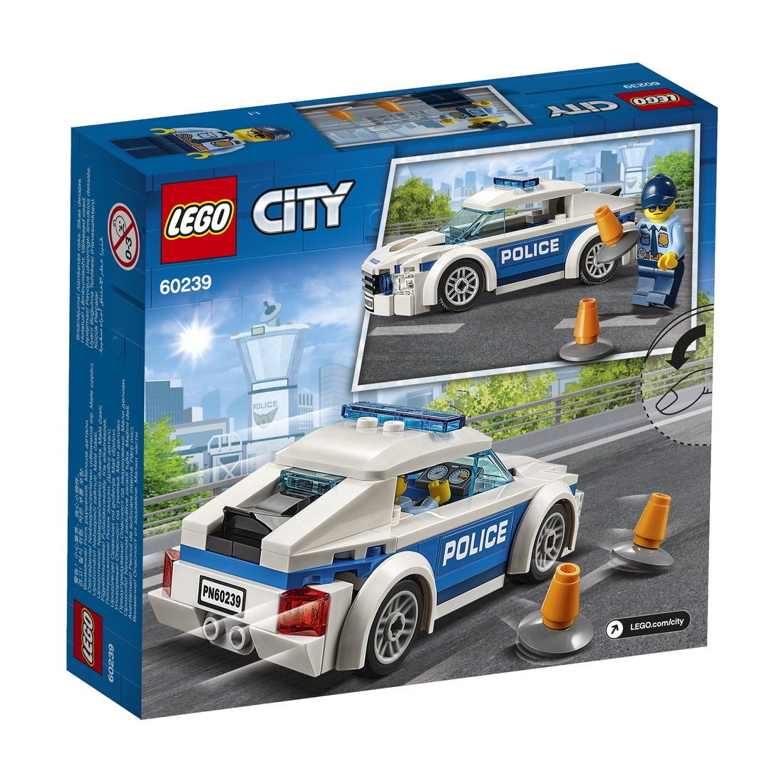 Фото Конструктор LEGO City Полицейский патрульный автомобиль (60239)