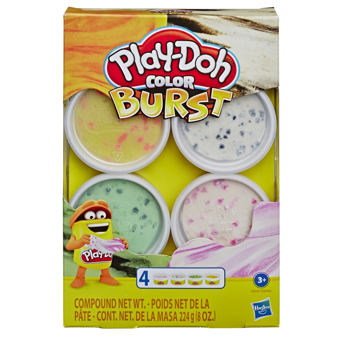 Фото Игровой набор Play-Doh Взрыв цветов Упаковка мороженого E6966/61 (2000989304081)