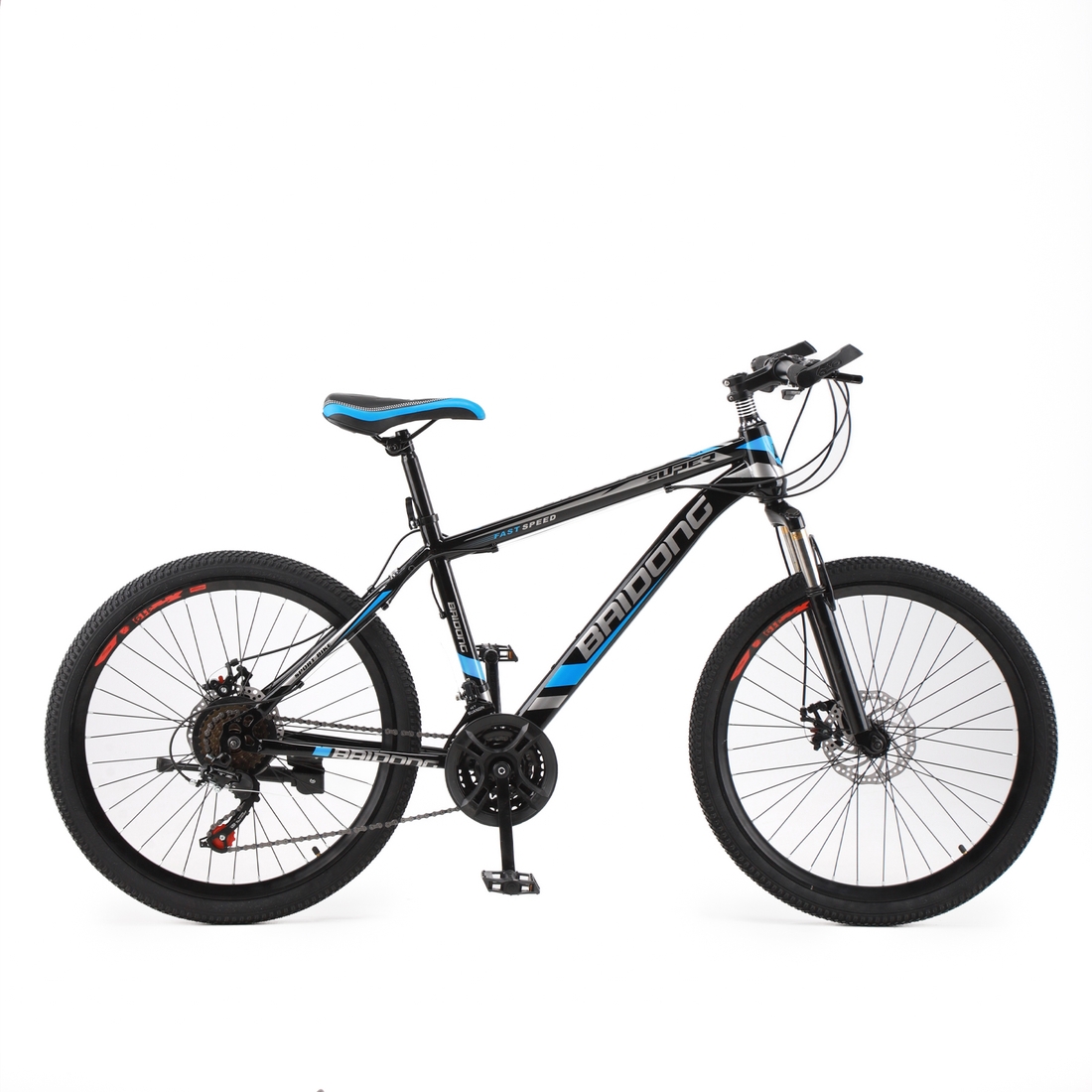 Фото Спортивний велосипед BAIDONG 24-8013 24" Синьо-чорний (2000989528968)