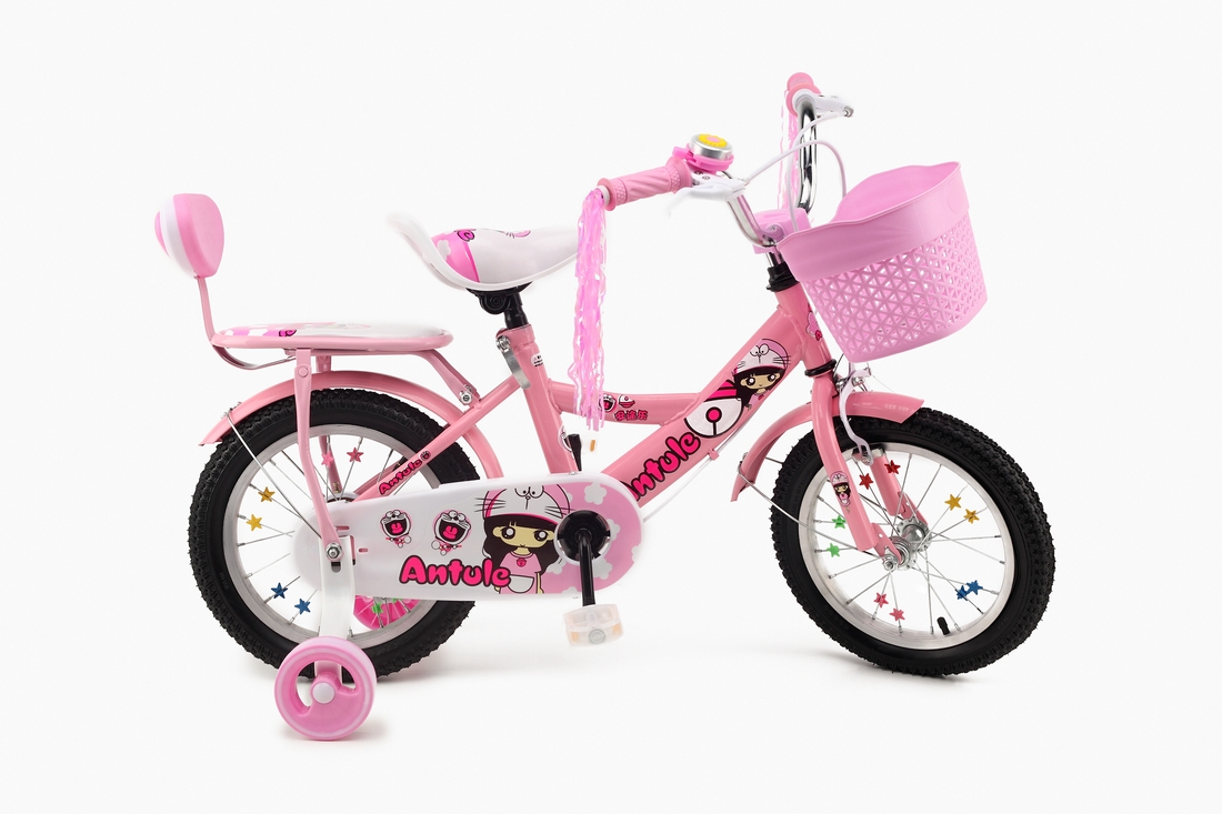 Фото Велосипед (стальной сплав),14" диаметр колеса 200824643 Розовый (2000904264841)