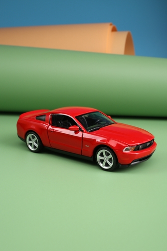 Фото Машина АВТОПРОМ Ford Mustang GT 1:32 68307 Красный (2000989484486)