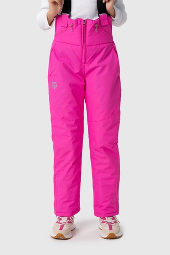 Фото Штани на шлейках для дівчинки A-28 164 см Рожевий (2000989627302W)