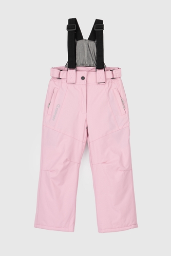 Фото Штани на шлейках для дівчинки D-29 110 см Рожевий (2000989625858W)