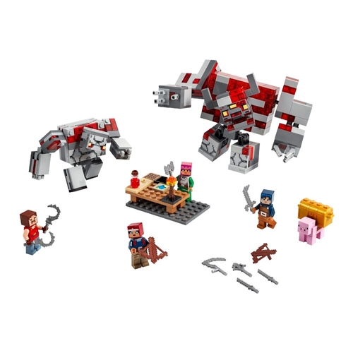 Фото Конструктор LEGO Minecraft Бой за краснокамень (21163)