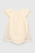 Боди-платье нарядное Mini born 3419 80 см Бежевый (2000990265050A) Фото 6 из 8