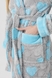 Халат теплый для девочки POLAR Сердца СГ M Серо-голубой (2000990215178A) Фото 3 из 11