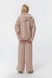 Костюм (худі+штани) для дівчинки Viollen 2192 164 см Бежевий (2000990147813D) Фото 2 з 21