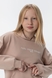 Костюм (худи+штаны) для девочки Viollen 2192 128 см Бежевый (2000990147776D) Фото 4 из 21