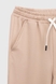 Костюм (худі+штани) для дівчинки Viollen 2192 128 см Бежевий (2000990147776D) Фото 19 з 21