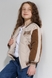 Куртка для дівчинки XZKAMI 55225 146 см Бежевий (2000990255372D) Фото 3 з 15