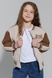 Куртка для дівчинки XZKAMI 55225 146 см Бежевий (2000990255372D) Фото 2 з 15