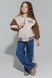 Куртка для дівчинки XZKAMI 55225 146 см Бежевий (2000990255372D) Фото 6 з 15