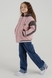 Куртка для дівчинки XZKAMI 8866 152 см Рожевий (2000990255433D) Фото 5 з 19