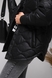 Куртка женская 1030 42 Черный (2000989467175D) Фото 3 из 10