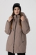 Куртка зимова жіноча Towmy 9939 48 Кавовий (2000989857525W) Фото 1 з 18