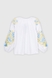 Рубашка вышиванка для девочки КОЗАЧЕК ОЛЬГА 116 см Желто-голубой (2000989763956D) Фото 11 из 16