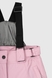 Штани на шлейках для дівчинки D-29 110 см Рожевий (2000989625858W) Фото 6 з 10