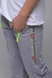 Спортивні штани для хлопчика з принтом Pitiki 1006-3 176 см Світло-сірий (2000989523680D) Фото 2 з 13