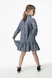 Сукня з візерунком для дівчинки Tais №7-1 140 см Сірий (2000989585824D) Фото 7 з 12
