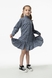 Платье с узором для девочки Tais №7-1 140 см Серый (2000989585824D) Фото 1 из 12