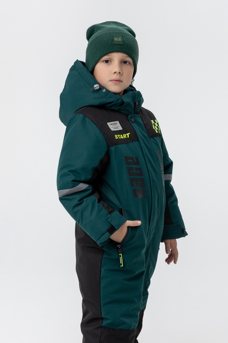 Фото Комбінезон для хлопчика Snowgenius H20-011 110 см Зелений (2000989627500W)