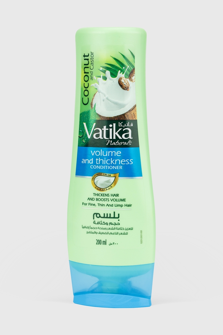 Фото Кондиціонер для об`ємного, густого волосся DABUR VATIKA 200 мл (6291069701661)