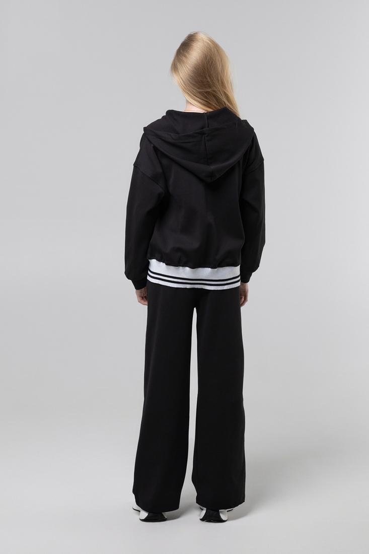 Фото Костюмы для девочки (худи+майка+штаны) Viollen 2178 176 см Черный (200098997979128W)